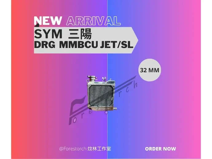 【炆林】SYM 三陽 DRG BT JET SL MMBCU 曼巴 水冷車 加厚加大水冷排 水箱散熱器